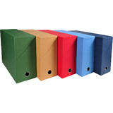 EXACOMPTA Archivbox, din A4, Karton, 120 mm, farbig sortiert