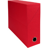 EXACOMPTA Archivbox, din A4, Karton, 90 mm, rot
