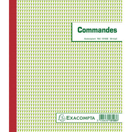 EXACOMPTA Manifold "Commandes", 210 x 180 mm, tripli