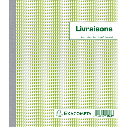 EXACOMPTA Manifold "Livraisons", 210 x 180 mm, dupli