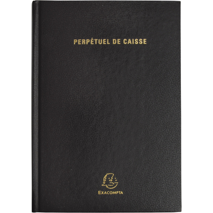 EXACOMPTA Agenda Perptuel Caisse 210 x 148 mm, noir