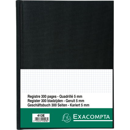 EXACOMPTA Geschftsbuch, DIN A4, 150 Blatt, kariert