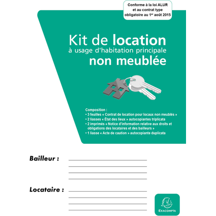 EXACOMPTA Dossier location "Kit de location non meuble"