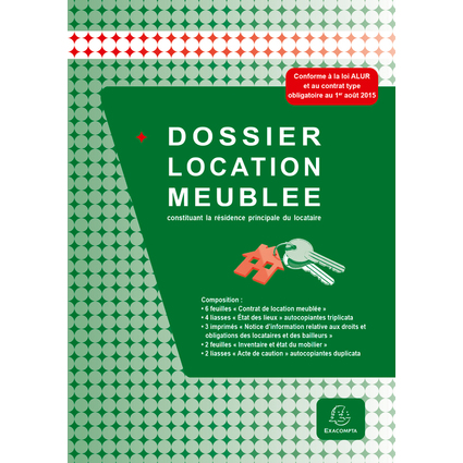 EXACOMPTA Dossier location "Location meuble"