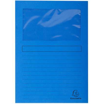 EXACOMPTA Sichtmappe FOREVER, DIN A4, 130 g/qm, dunkelblau
