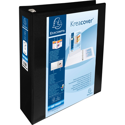 <small>EXACOMPTA Präsentations-Ringbuch A4 Maxi schwarz 4D-Ring (51845NE)</small>