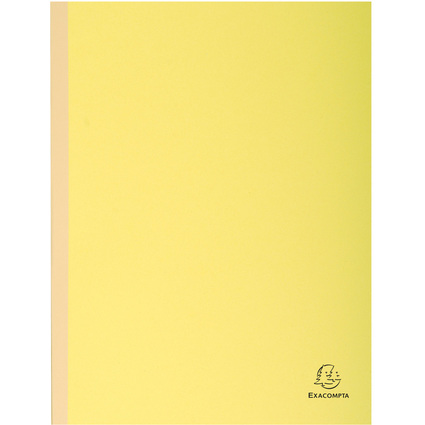 EXACOMPTA Aktendeckel, aus Karton, 320 g/qm, gelb
