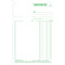 EXACOMPTA Manifold "Factures", 210 x 148 mm, tripli