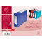 EXACOMPTA Archivbox mit Druckknopf, PP, 80 mm, blau