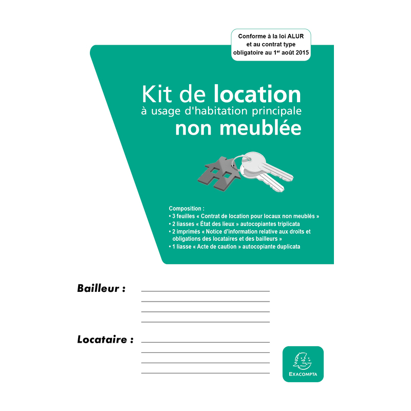 Exacompta Dossier Location Kit De Location Non Meublee 41e Bei Www Officeb2b De Gunstig Kaufen