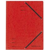 herlitz eckspannermappe easyorga, din A4, rot