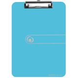 herlitz klemmbrett easy orga to go, din A4, blau transparent