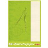 herlitz millimeterpapier-block DIN A4, 80 g/qm, 25 Blatt