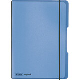 herlitz notizheft my.book flex, A5, PP-Cover, blau