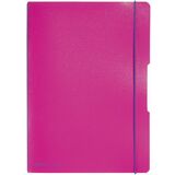 herlitz notizheft my.book flex, A4, PP-Cover, pink