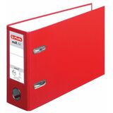 herlitz pp-ordner maX.file protect, a5 quer, rot
