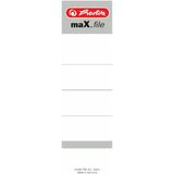 herlitz Ordnerrcken-Einsteckschilder maX.file, 54 x 190 mm