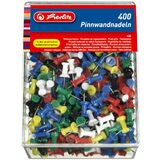 herlitz Pinnwand-Nadeln, farbig sortiert, Inhalt: 400 Stck