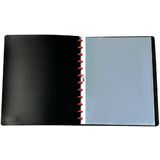 herlitz sichtbuch EasyFix, din A4, mit 20 Hllen, schwarz