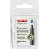 herlitz tintenroller-patronen my.pen, knigsblau