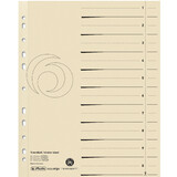 herlitz Trennbltter easyorga, a4 berbreite, chamois