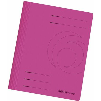 herlitz Schnellhefter easyorga, DIN A4, Manilakarton, pink