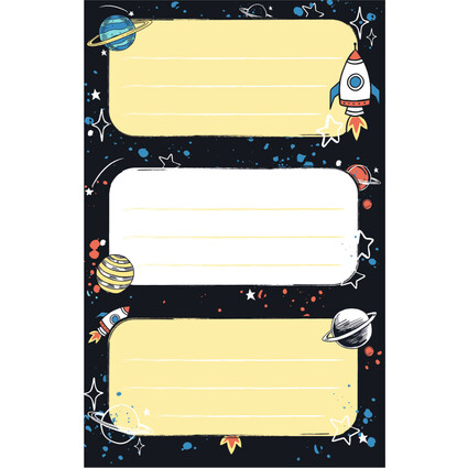 herlitz Buchetiketten Space, 76 x 35 mm
