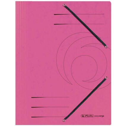 herlitz Eckspannermappe easyorga, DIN A4, fuchsia