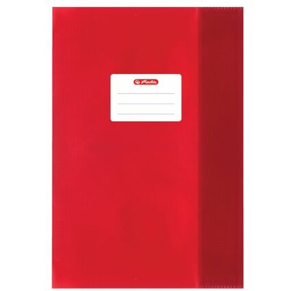 herlitz Heftschoner DIN A5, geprgt (Bast), PP, rot