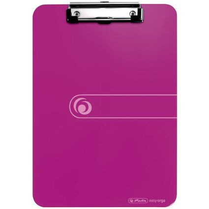 herlitz Klemmbrett easy orga to go, DIN A4, beere opak