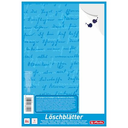 herlitz Lschpapierblock DIN A4, 80 g/qm, wei