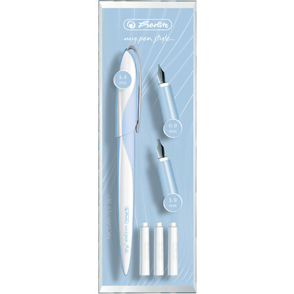 herlitz Kalligraphie-Set my.pen Nicewriter "Light Blue"