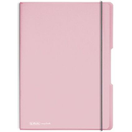 herlitz Notizheft my.book flex Pastell, A4, PP-Cover, ros-