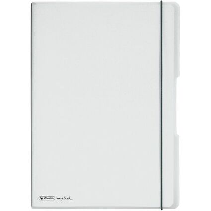 herlitz Notizheft my.book flex, A4, PP-Cover, transparent