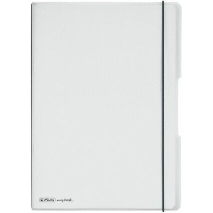 herlitz Notizheft my.book flex, A4, PP-Cover, transparent