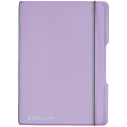 herlitz Notizheft my.book flex Pastell, A5, PP-Cover,flieder