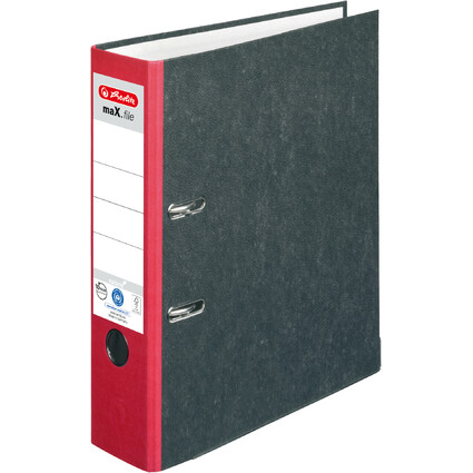 herlitz Ordner maX.file nature, Rckenbreite: 80 mm, roter