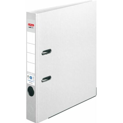 herlitz Ordner maX.file nature plus, Rckenbr.: 50 mm, wei