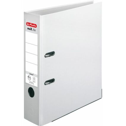 herlitz Ordner maX.file protect, Rckenbreite: 80 mm, wei