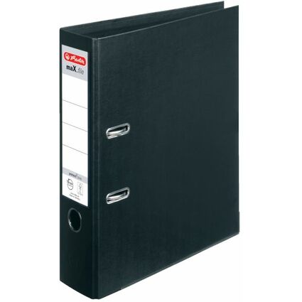 herlitz Ordner maX.file protect plus, Rckenbr:80mm, schwarz