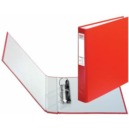 herlitz Ringbuch maX.file protect, A5, 2-Ring-Mechanik, rot