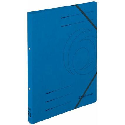 herlitz Ringhefter easyorga, A4, Karton, blau