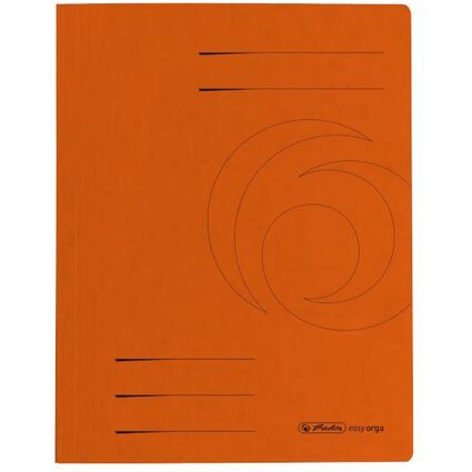 herlitz Schnellhefter easyorga, A4, Karton, orange