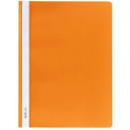 herlitz Schnellhefter, DIN A4, aus PP-Folie, orange