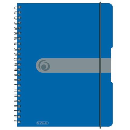 herlitz Collegeblock easy orga to go, A4, 80 Blatt, blau