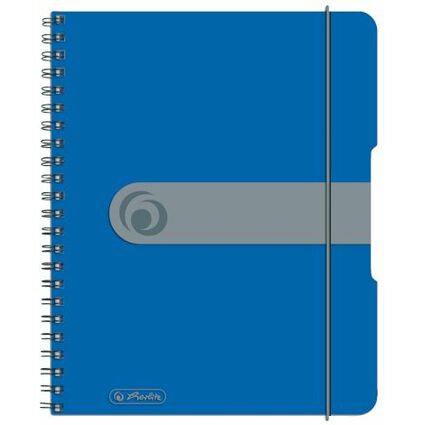 herlitz Collegeblock easy orga to go, A5, 80 Blatt, blau