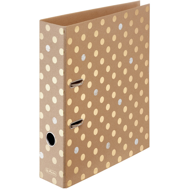 Herma Motivordner A4 Stars Weiss Mit Grauen Sternen Papersmart