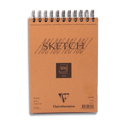 Clairefontaine Skizzenblock SKETCH, DIN A5, 100 Blatt
