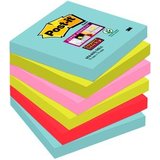 Post-it haftnotizen Super sticky Notes, 76 x 76 mm, Cosmic