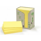 Post-it haftnotizen Recycling, 127 x 76 mm, gelb